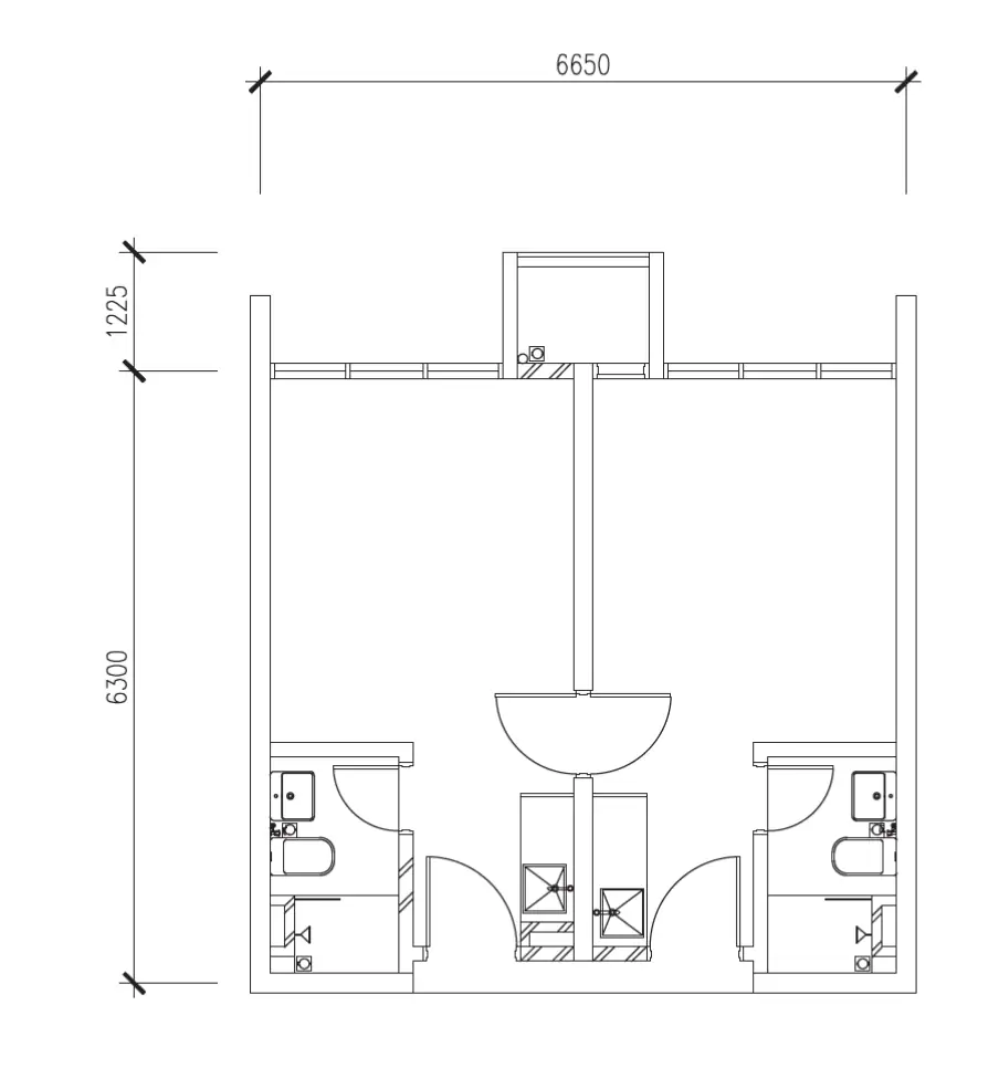 Dual Key Suite Layout 
